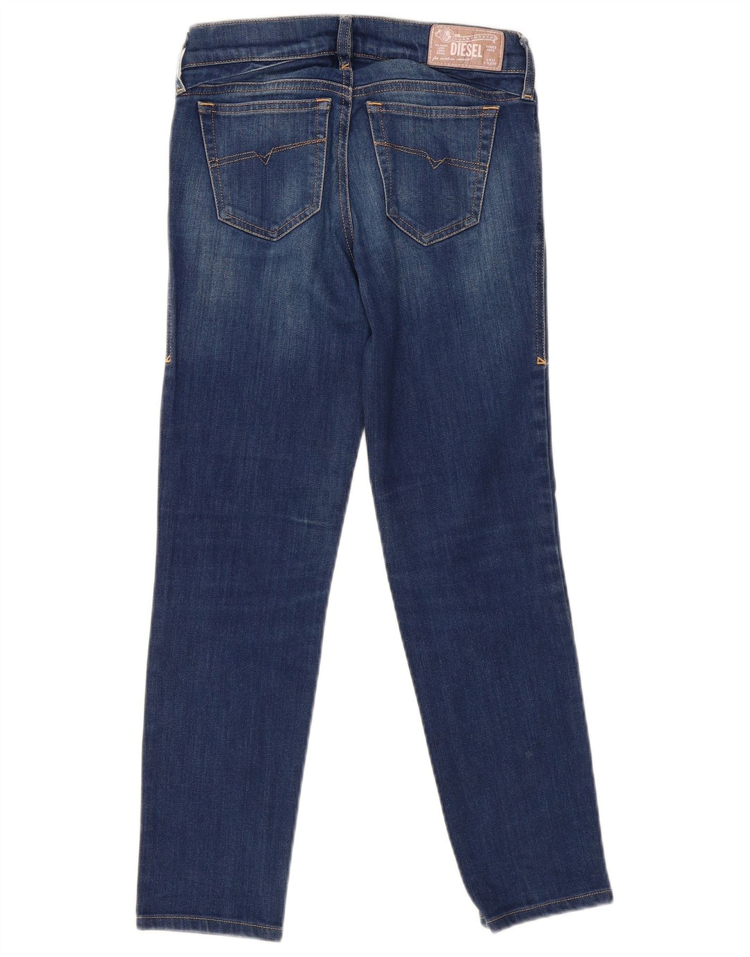 DIESEL Womens Slim Jeans W25 L26 Blue Cotton