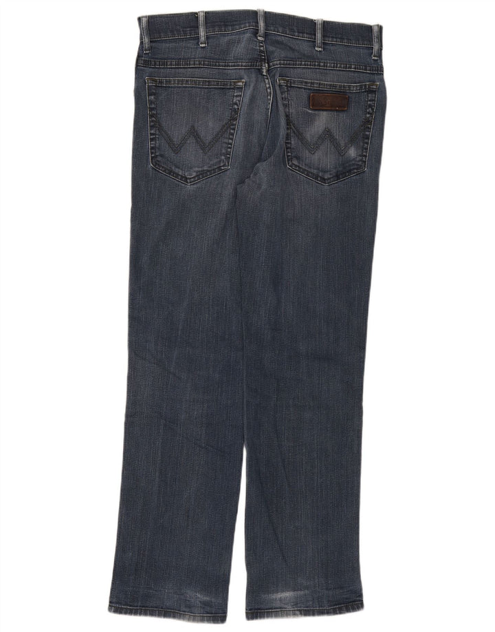 Мужские прямые джинсы WRANGLER Texas Stretch W32 L30, синий хлопок