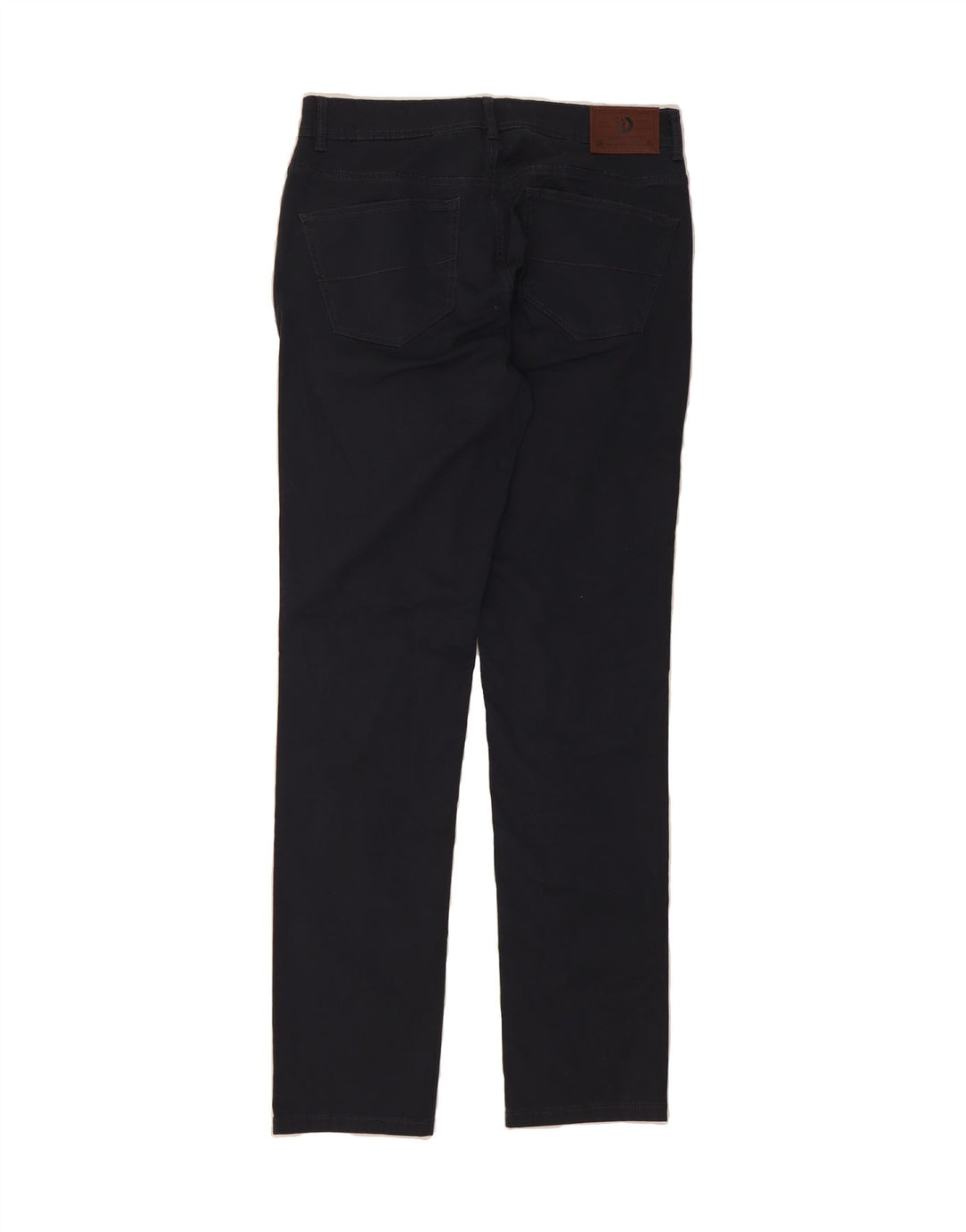 DACK'S Mens Slim Casual Trousers IT 48 Medium W32 L33 Navy Blue Cotton Vintage Dack's and Second-Hand Dack's from Messina Hembry 