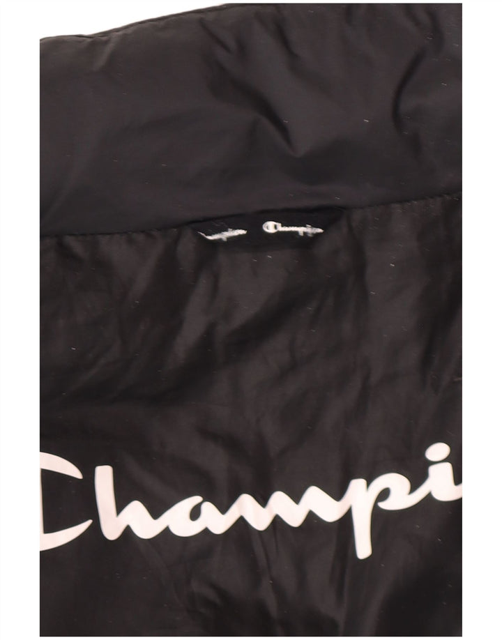 Мужская стеганая куртка Champion UK 40, большая, черная, полиамид