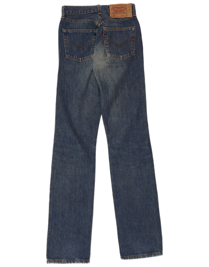 Женские прямые джинсы LEVI'S 501 W37 L34 Синие, хлопок