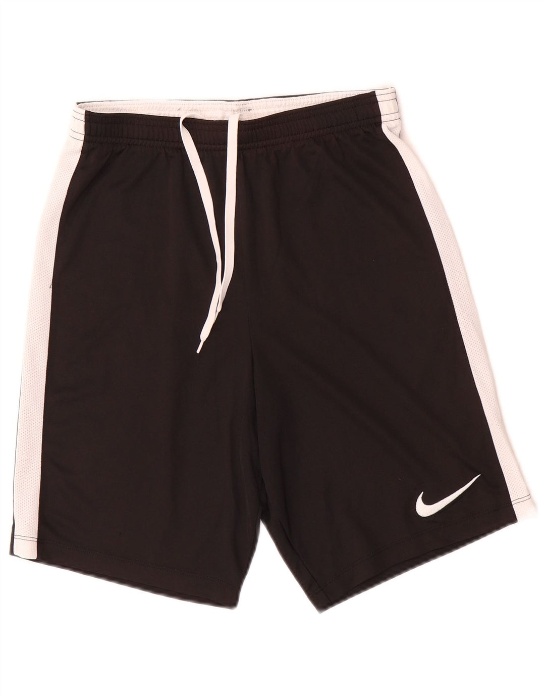 Мужские спортивные шорты Nike Dri Fit, маленькие черные полиэстер с цветными блоками