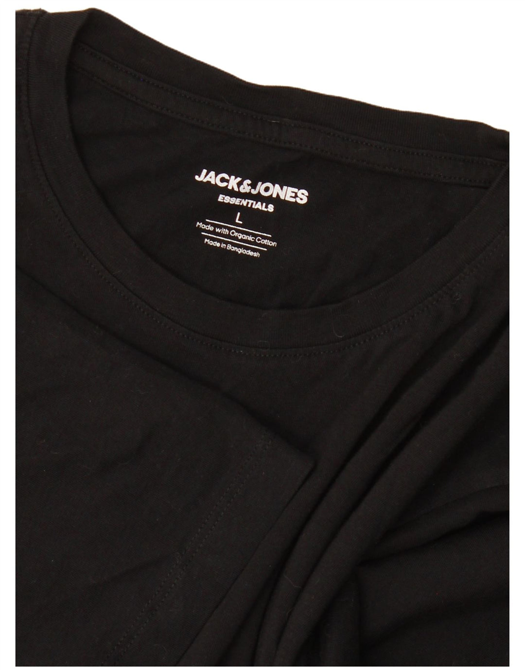 Мужская футболка Jack & Jones, большой черный хлопок