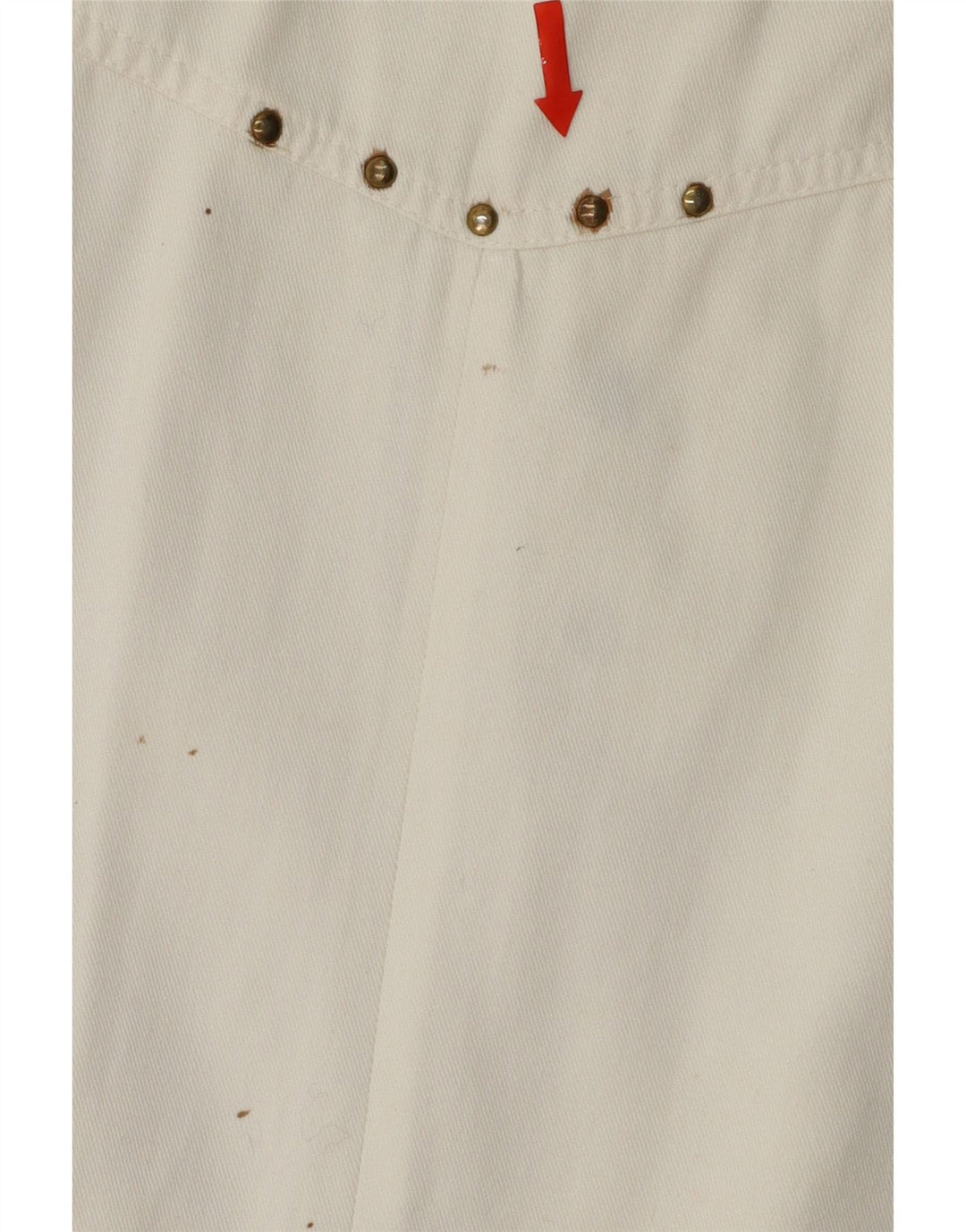 VINTAGE Womens Pencil Skirt W30 Medium White Vintage Vintage and Second-Hand Vintage from Messina Hembry 