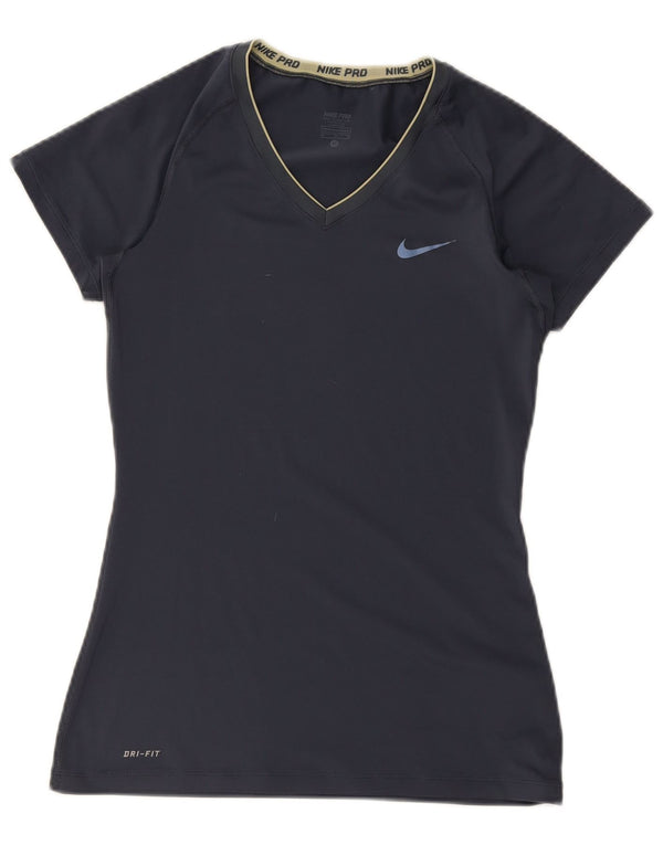 Женская футболка Nike Dri Fit Top UK 12, средний темно-синий, полиэстер