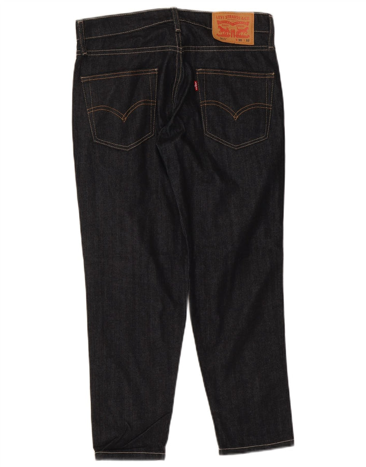 Женские укороченные джинсы LEVI'S 511 W30 L24 Темно-синие, хлопок
