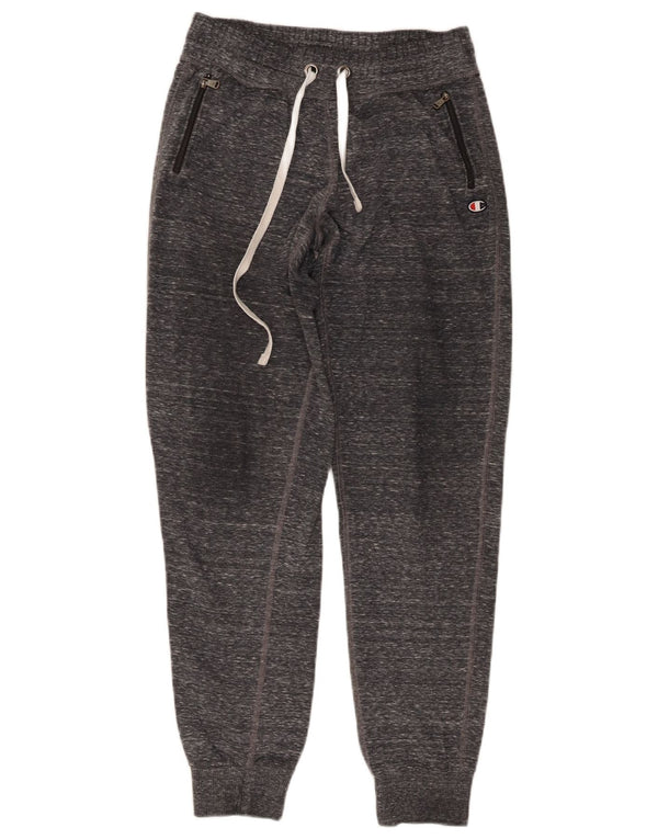 Champion Womens Tracksuit Trousers Joggers UK 14 Medium Grey Flecked