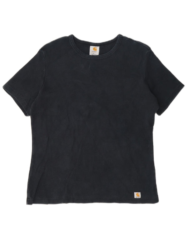 Женская футболка Carhartt Top UK 16, большой размер, темно-синий, хлопок