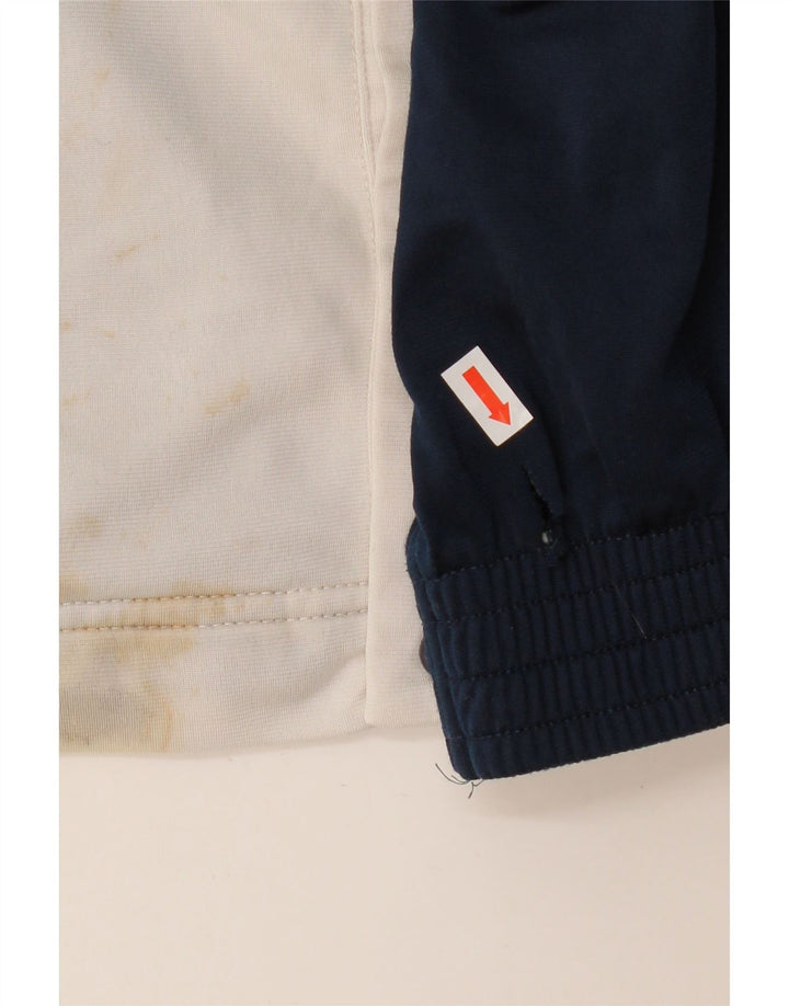 Мужской спортивный костюм LOTTO, верхняя куртка, Великобритания, 44/46, 2XL, белый полиэстер с цветными блоками