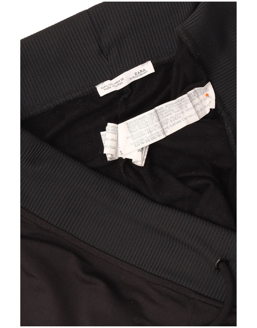 Женские спортивные брюки ZARA Джоггеры UK 14, большие черные полоски