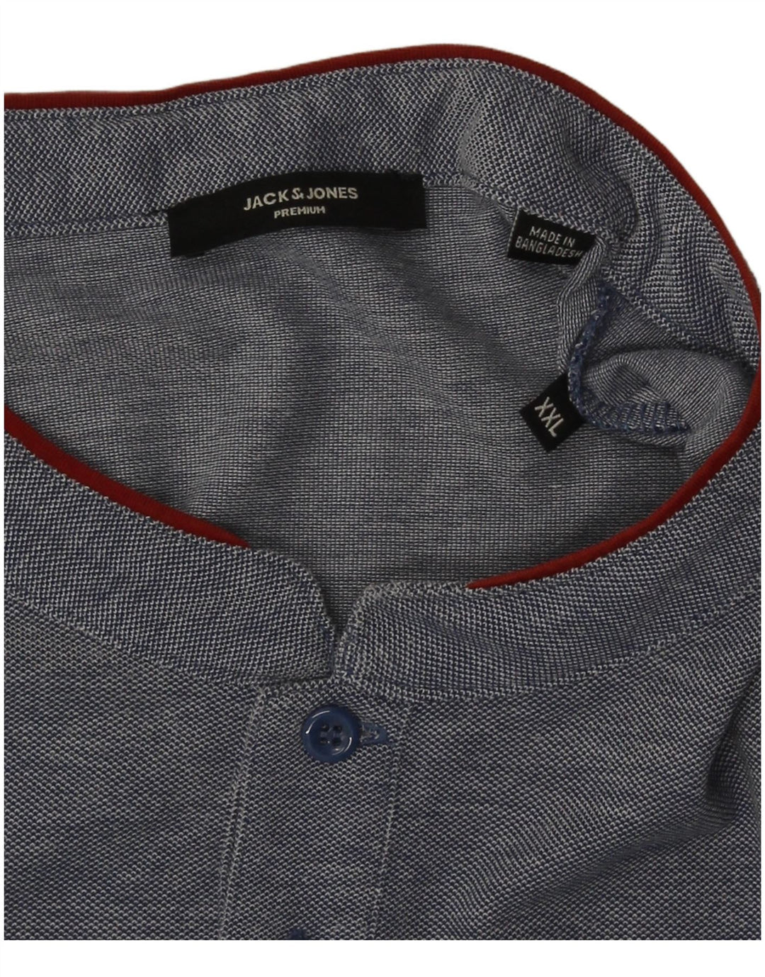 Мужская футболка Jack & Jones Top 2XL Темно-синяя в крапинку