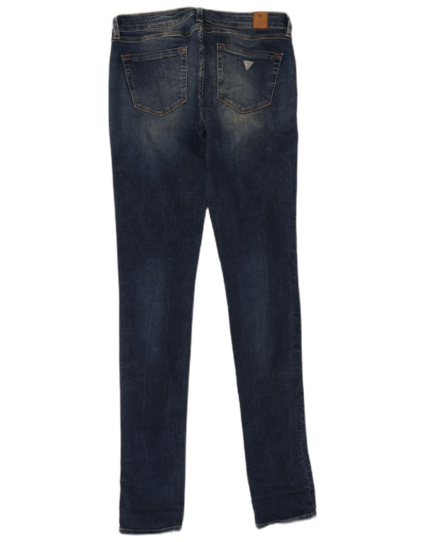 Женские джинсы скинни Guess Power Low W28 L34, синий хлопок