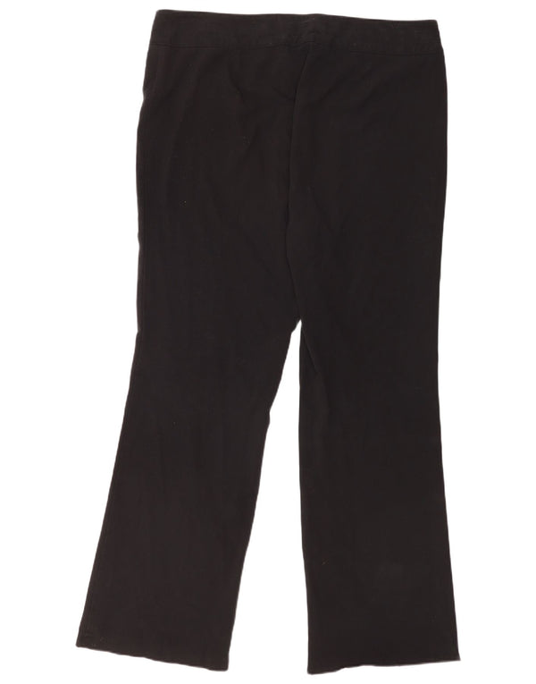 Женские повседневные брюки Marks & Spencer Bootcut UK 18 XL W38 L32 черные