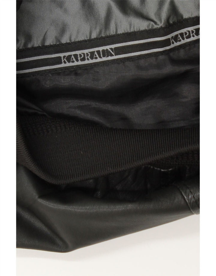 Куртка мужская кожаная KAPRAUN UK 40 большая черная