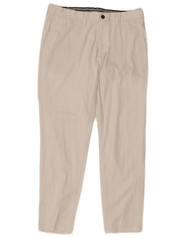 Мужские узкие брюки-чиносы Zara EU 42, большие W32 L27, белые