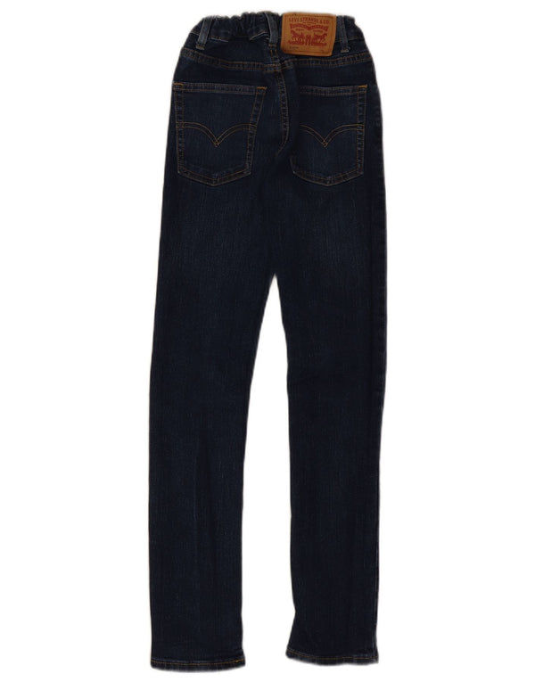 Джинсы скинни Levi's Girls 510 9–10 лет W18 L25, темно-синий, хлопок