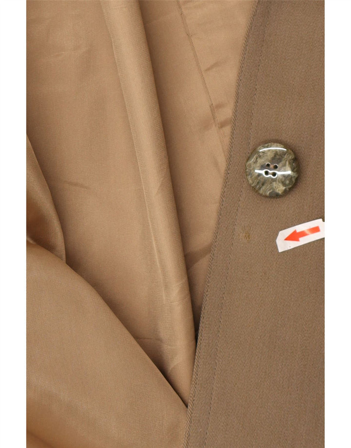 Винтажное женское пальто оверсайз UK 18 XL Коричневое