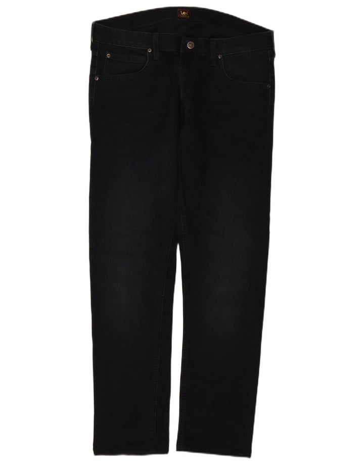 Джинсы Lee женские прямые W36 L29 темно-синие