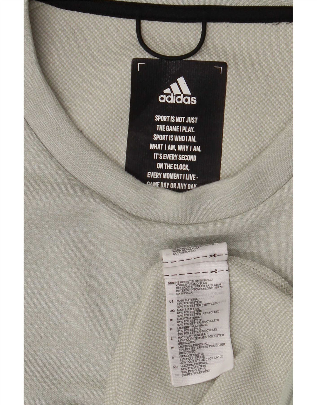 Мужской джемпер Adidas Regular Fit с графикой, средний зеленый полиэстер