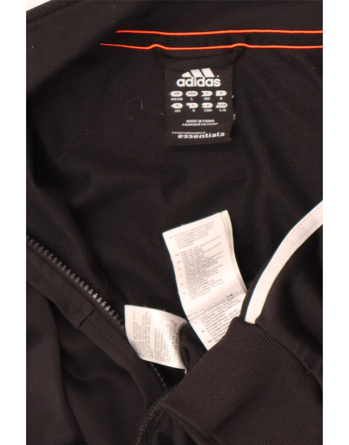Мужская спортивная куртка Adidas Climalite UK 44/46, большой черный полиэстер