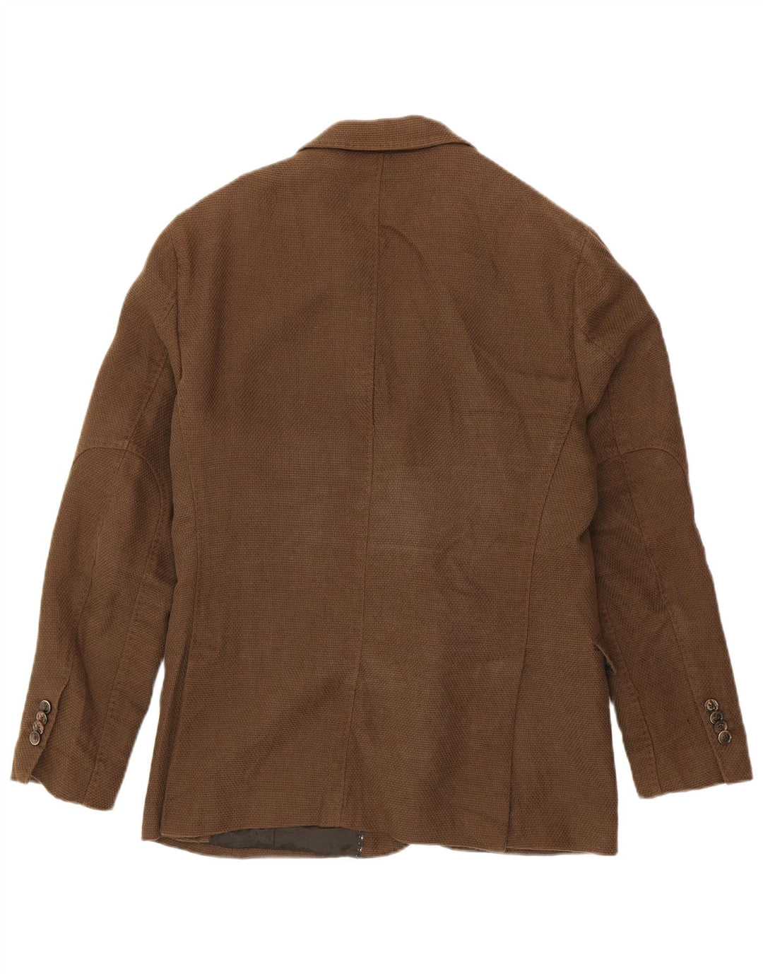 MASSIMO DUTTI Мужской пиджак на 2 пуговицах UK 38 Средний Коричневый Вискоза