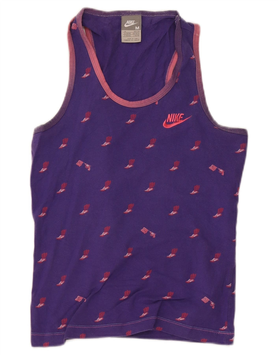 Женский жилет с графическим принтом Nike UK 10/12, средний фиолетовый