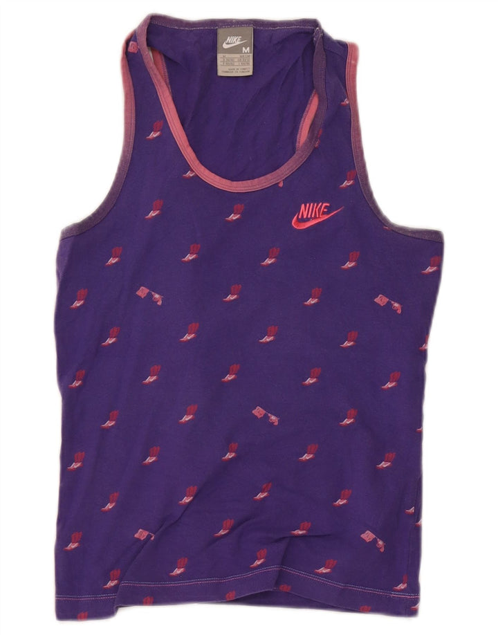 Женский жилет с графическим принтом Nike UK 10/12, средний фиолетовый