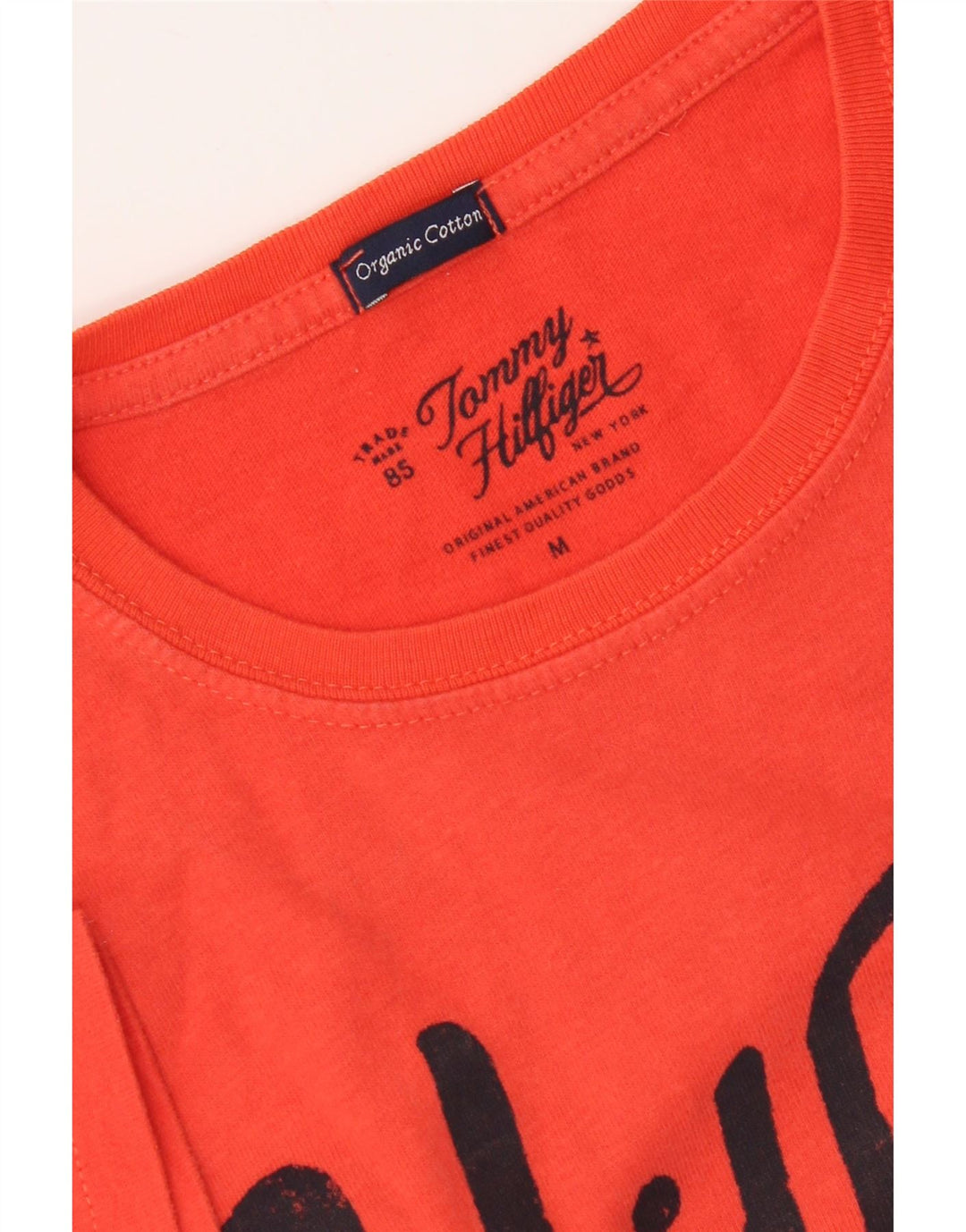 Мужская футболка с рисунком Tommy Hilfiger, средний оранжевый