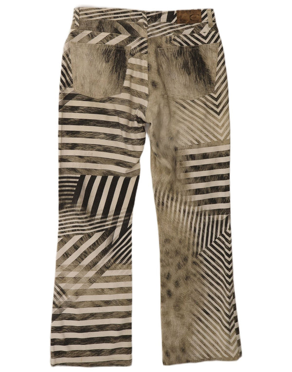 Мужские прямые повседневные брюки Just Cavalli W30 L29, дизайнерские в серую полоску