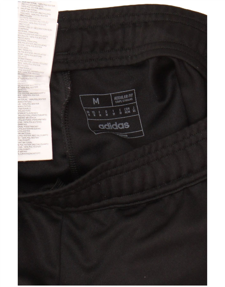 Мужские спортивные брюки Adidas Regular Fit, средний черный полиэстер