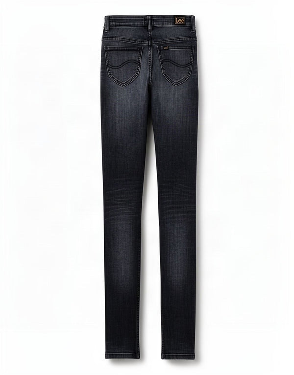 Женские джинсы скинни Lee US 6 Medium W24 L33 Синий хлопок