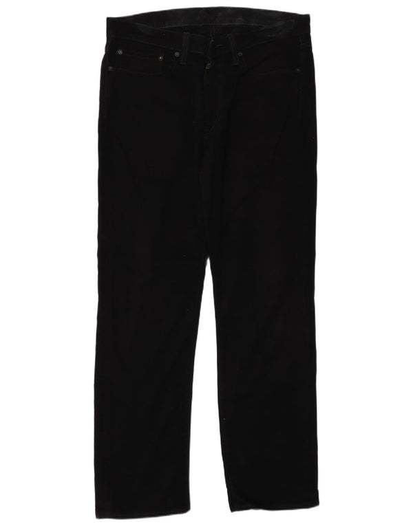 Мужские прямые джинсы Levi's 514 W34 L32, черный хлопок