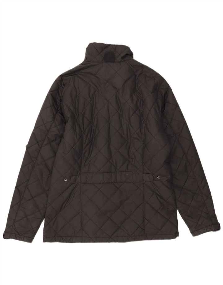 Женская стеганая куртка оверсайз Schoffel UK 10 маленькая черная из полиэстера