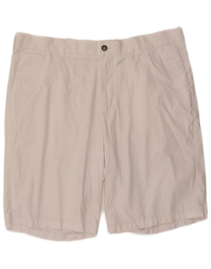 Мужские шорты чинос Marks & Spencer W40 XL, белый хлопок