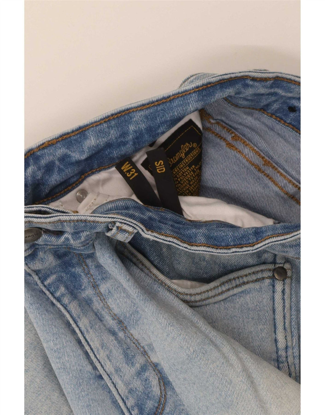 Мужские джинсы скинни Wrangler Sid W31 L29, синий хлопок