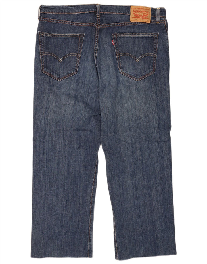 Мужские укороченные прямые джинсы Levi's 751 W40 L25 синие