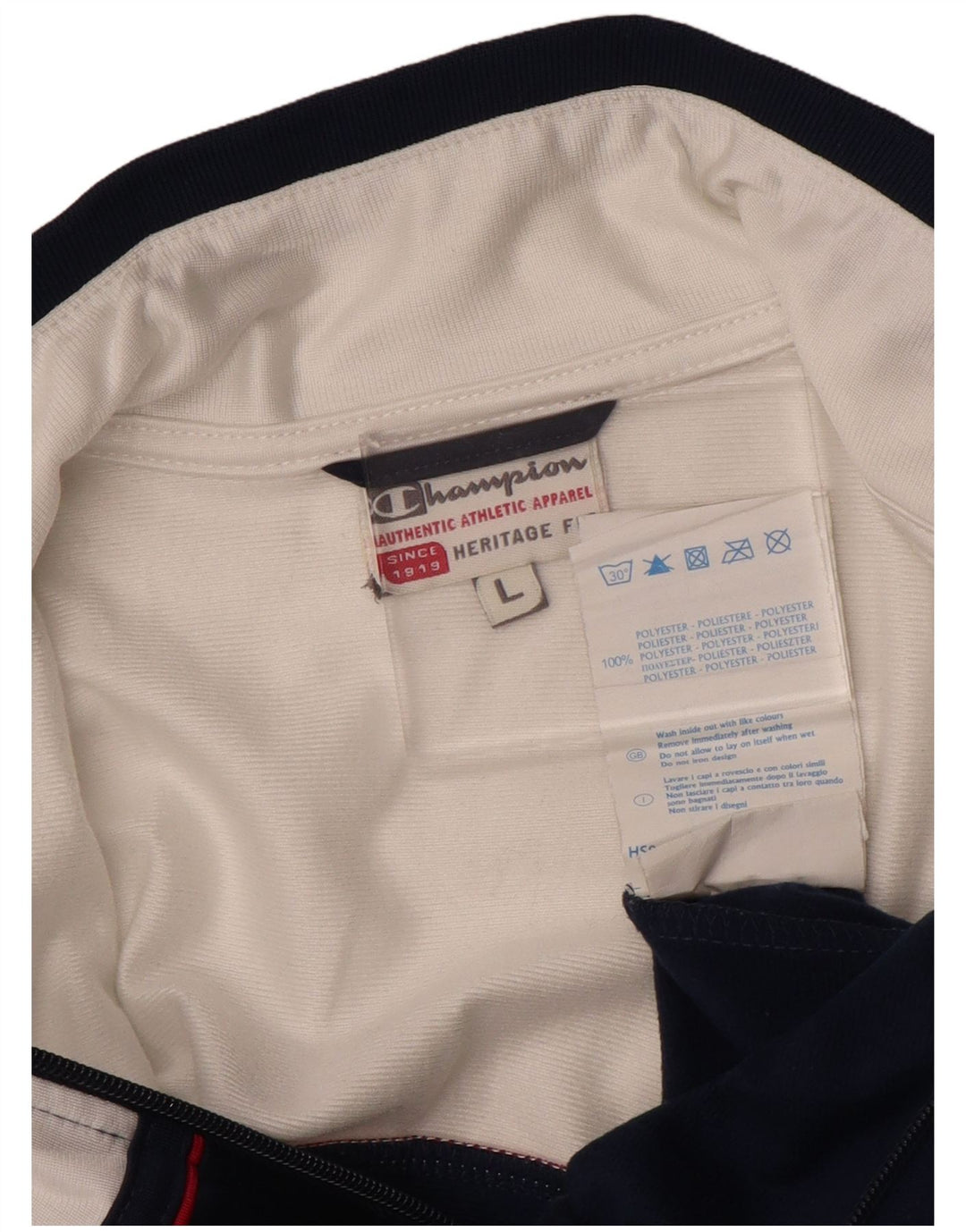 Женская спортивная куртка CHAMPION Heritage Fit UK 14, большая темно-синяя