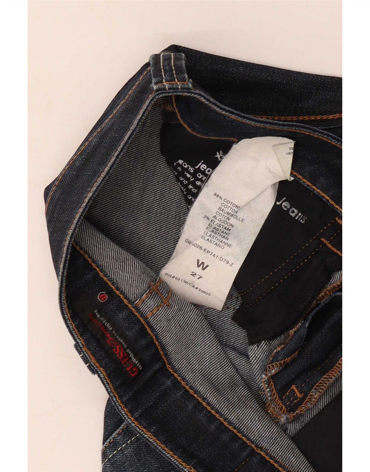 Guess Женские узкие джинсы W27 L29 Темно-синие хлопковые