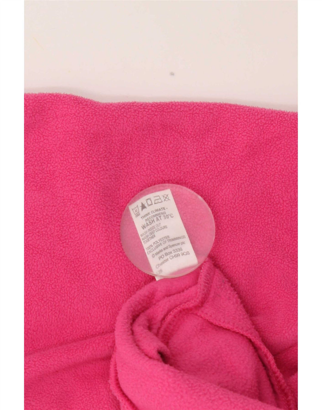 Женская флисовая куртка Marks & Spencer UK 18 XL розовая из полиэстера