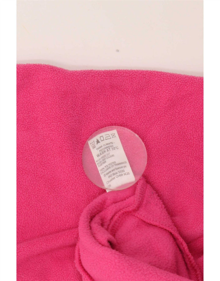 Женская флисовая куртка Marks & Spencer UK 18 XL розовая из полиэстера