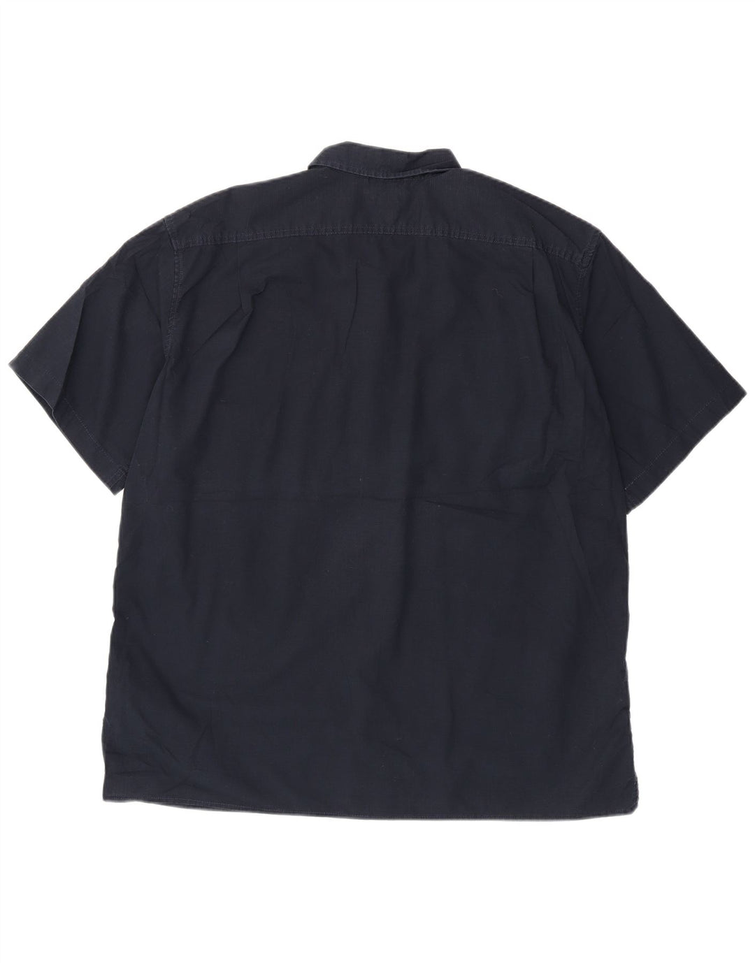 EDDIE BAUER Мужская рубашка классического кроя с коротким рукавом XL, темно-синяя, хлопок