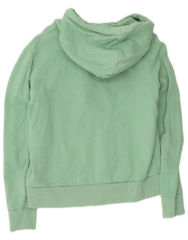 Женский джемпер с капюшоном Superdry UK 12, средний зеленый хлопок