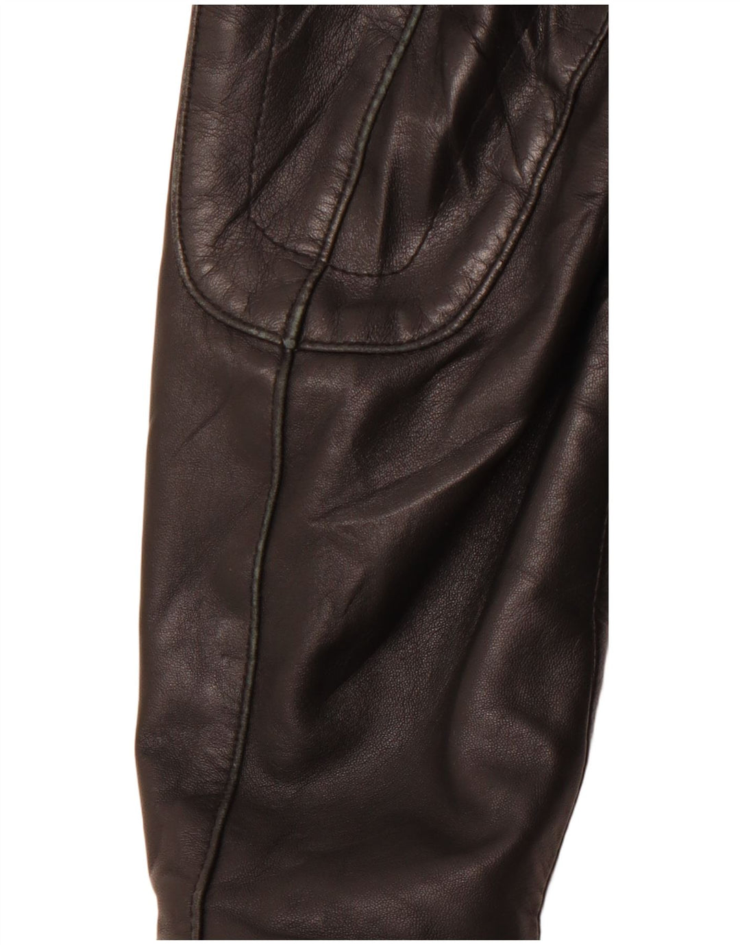 Мужская кожаная куртка-гонщик VINTAGE IT 54 2XL черная кожа