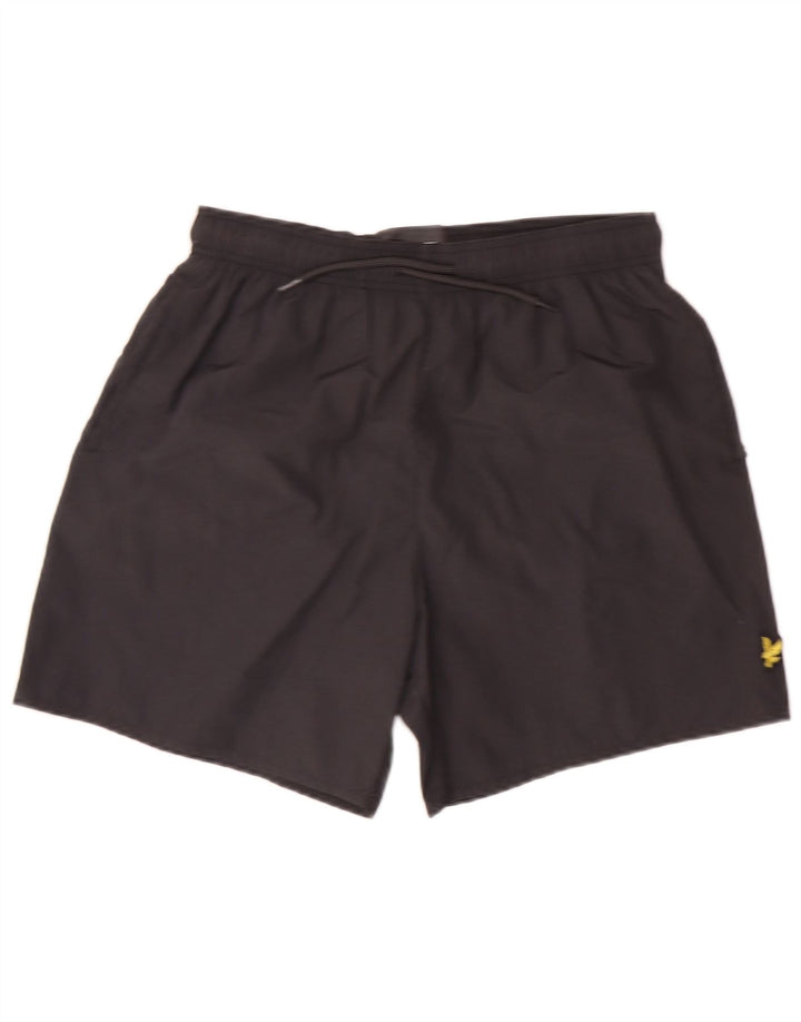 LYLE & SCOTT Mens Sport Shorts Medium  Black Polyamide