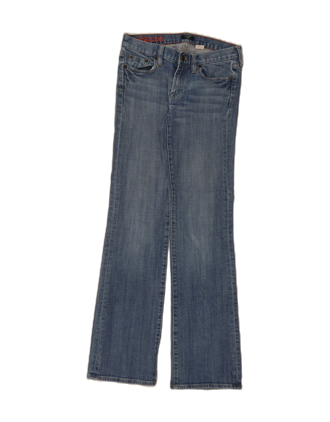 J. CREW Womens Hipslung Bootcut Jeans W26 L31 Blue Cotton Vintage J. Crew and Second-Hand J. Crew from Messina Hembry 
