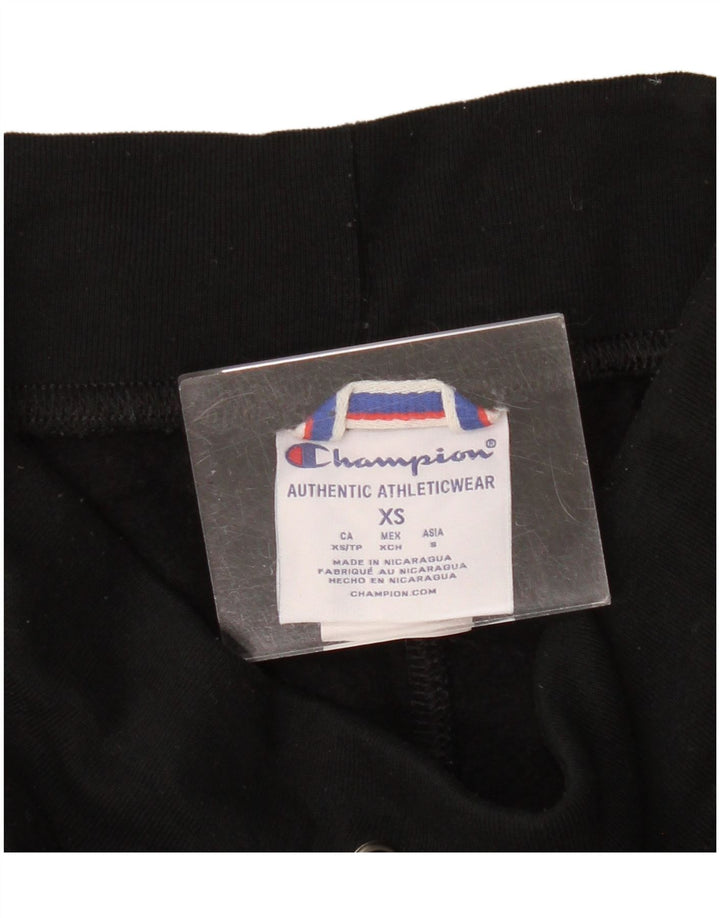 Женские спортивные брюки с графическим рисунком Champion UK 6 XS, черный полиэстер