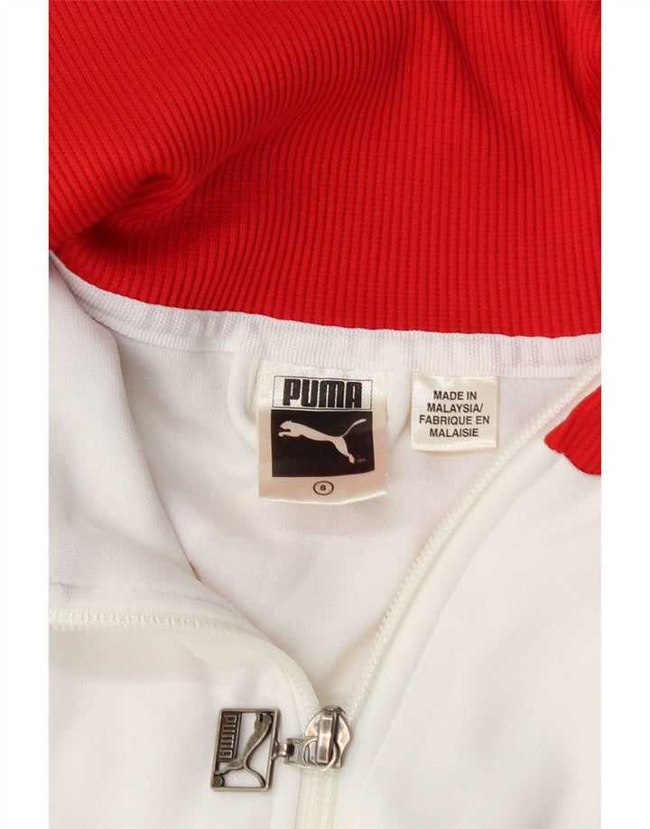 Женский спортивный костюм Puma UK 10, маленький белый с цветными блоками