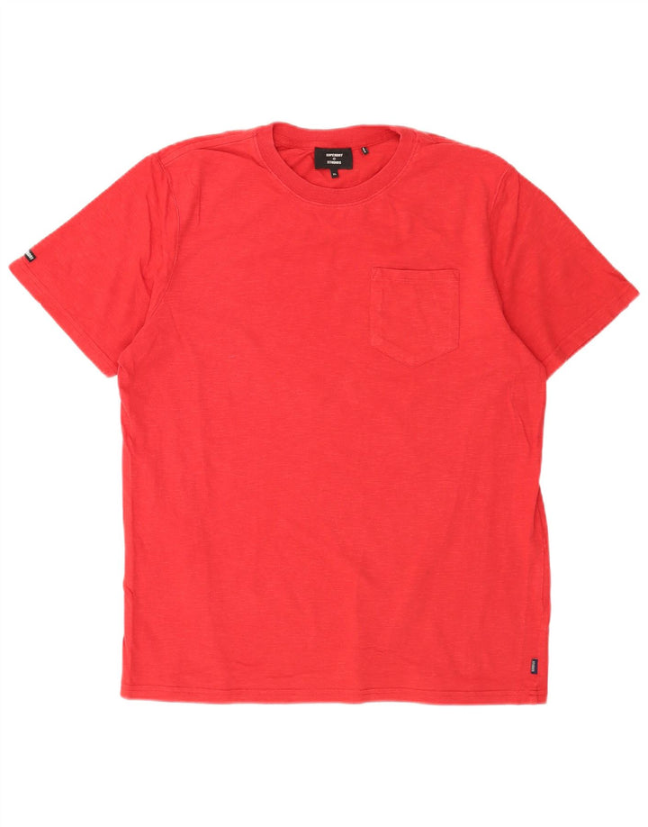 Мужская футболка обычного кроя Superdry XL, красная