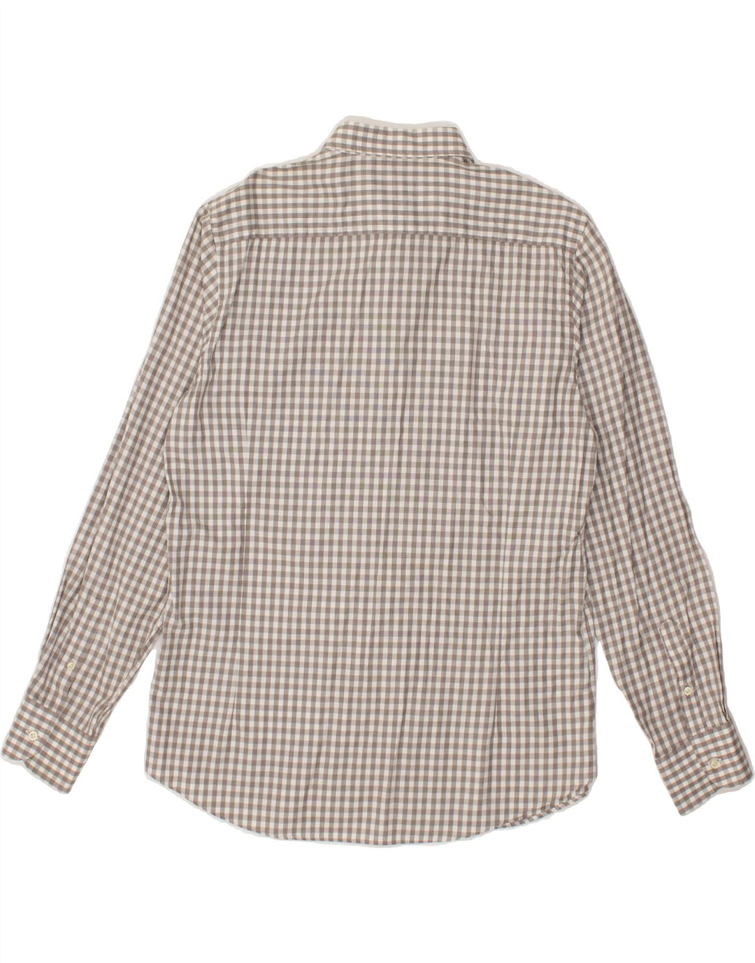 MASSIMO DUTTI Mens Slim Fit Shirt XL Grey Gingham Cotton Vintage Massimo Dutti and Second-Hand Massimo Dutti from Messina Hembry 
