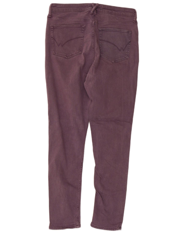 Женские джинсы скинни с высокой талией WHITE STUFF UK 14, большие W32 L28, фиолетовые